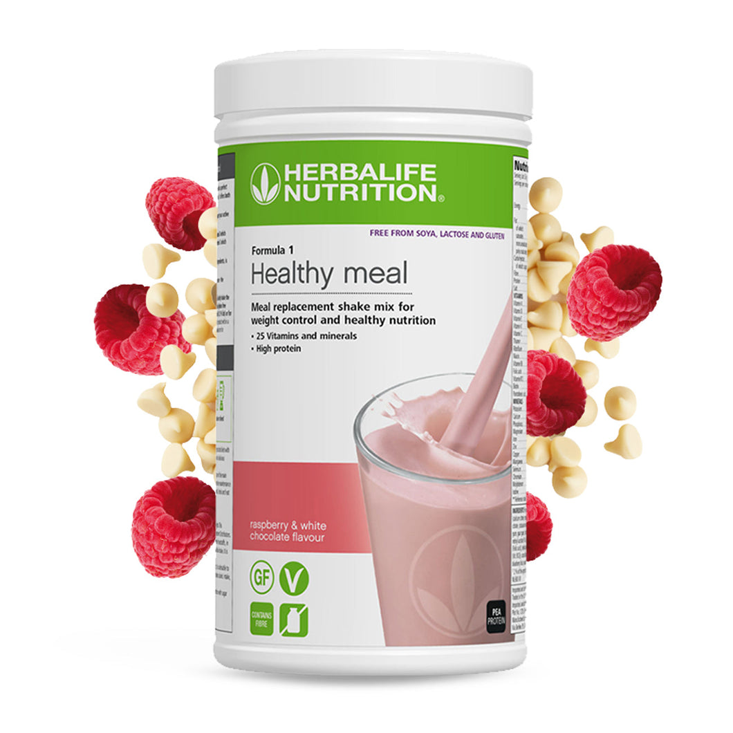 Formula 1 Shake - Raspberry & White Chocolate (Soya Free)